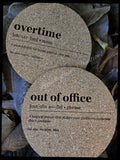 Cork Coasters 100mm