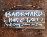 Backyard Bar/Grill