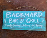 Backyard Bar/Grill