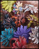 Leather Flower - Rings