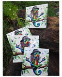 Karma Chameleon Coasters (4)
