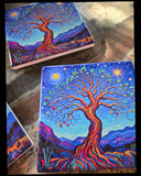 Starry Night Coasters (4)