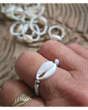 Cowrie Bead Ring