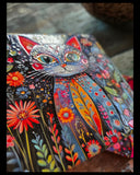 Cat Art Coasters (4)