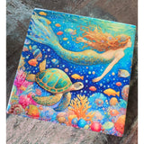 Mermaid & Friend Coasters (4)