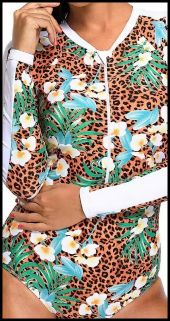 L/S One Piece (Tropical Jungle)