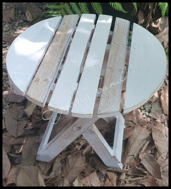 Folding Stool/Table - round