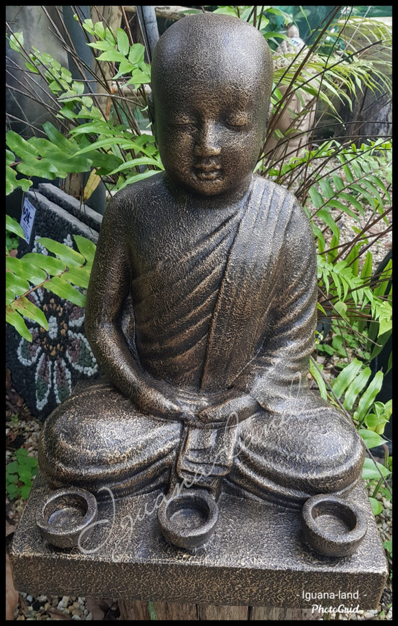 Sitting Buddha  (candle holder)