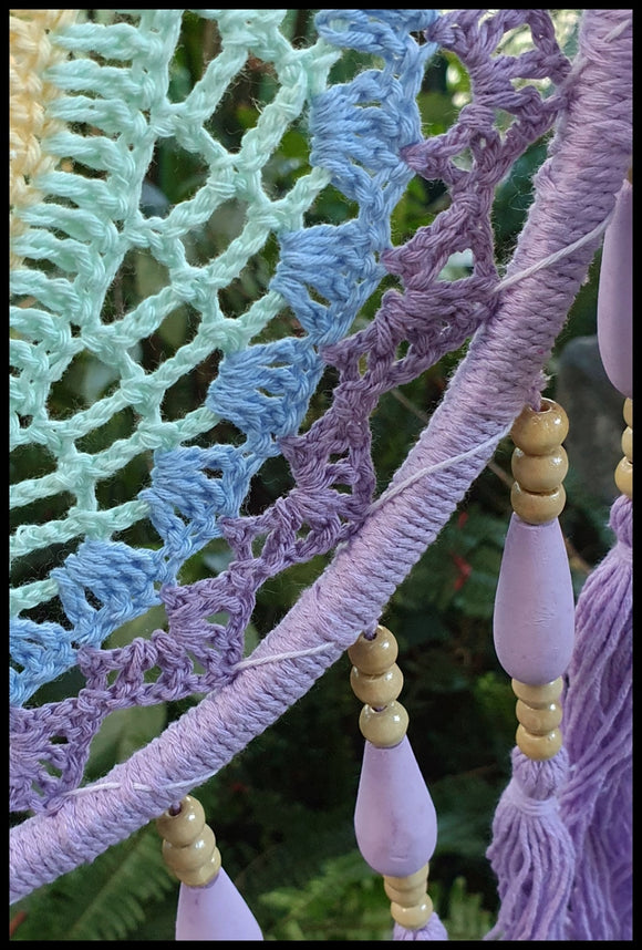 Rainbow Boho Dreamcatcher