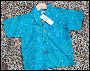 Boys Shirt - Ocean Fern