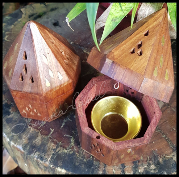 Incense Cone Holder - Hexagon
