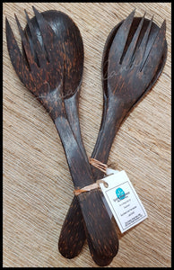 Salad Servers - Coconut Wood