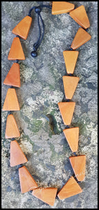 Triangles Timber Necklace