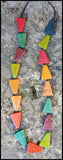 Triangles Timber Necklace