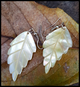 Carved Shell Earrings (b)