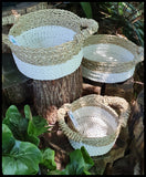 Seagrass Baskets with handle