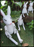 Sitting Rabbits (white)