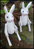 Sitting Rabbits (white)