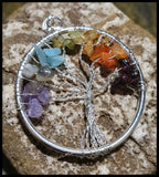 Gemstone Tree Pendant