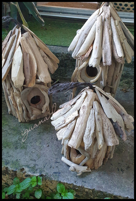 Driftwood Birdhouses