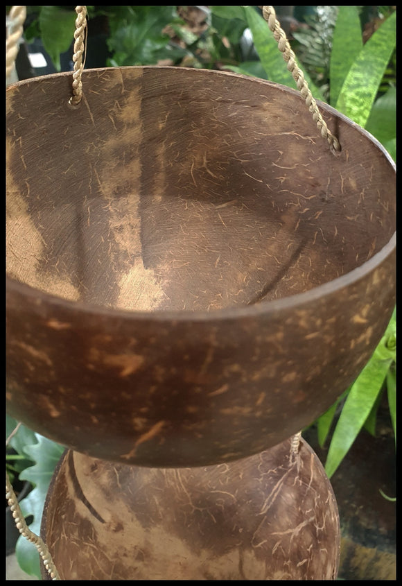 Hanging Coconut Bowls