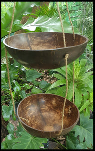 Hanging Coconut Bowls