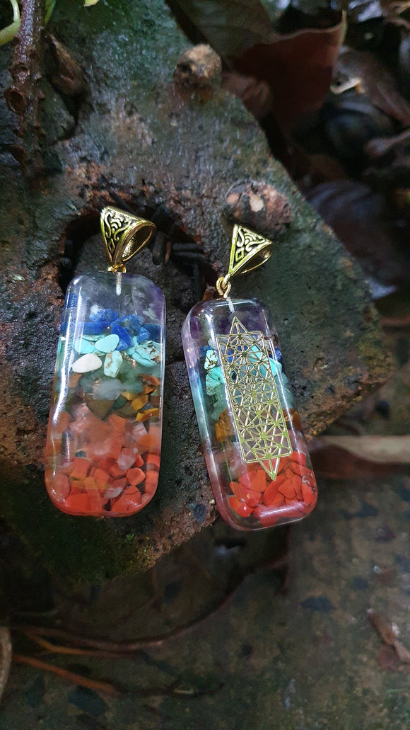 Orgonite Chakra pendant