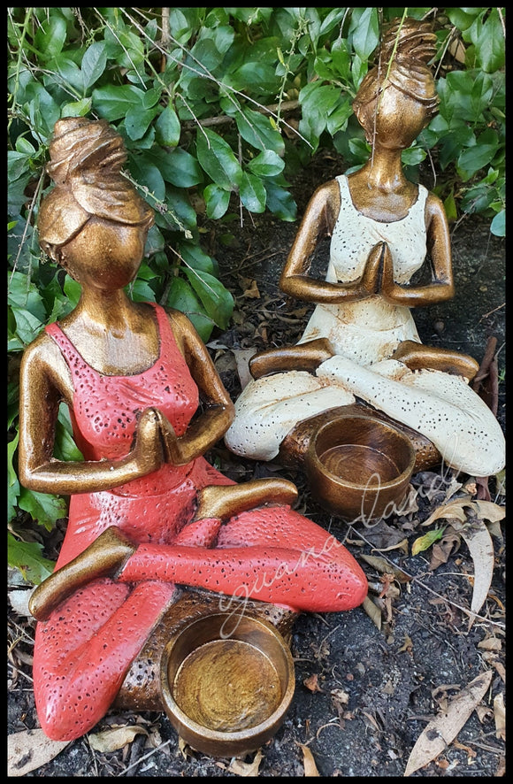 Candle Yoga Lady